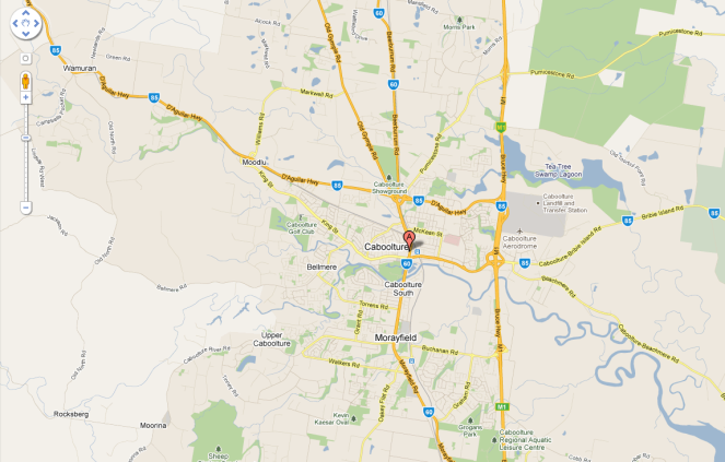 Map of Caboolture, Queensland