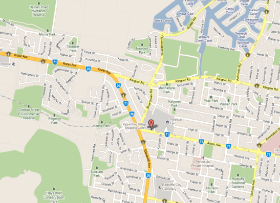 Map of Kippa-Ring, Queensland