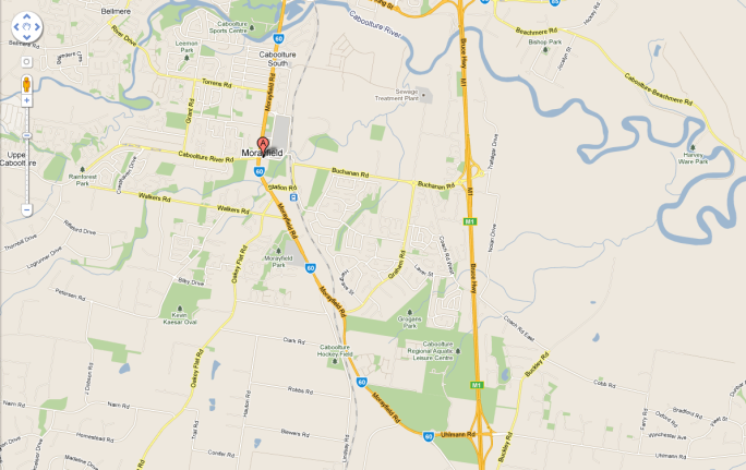 Map of Morayfield, Queensland
