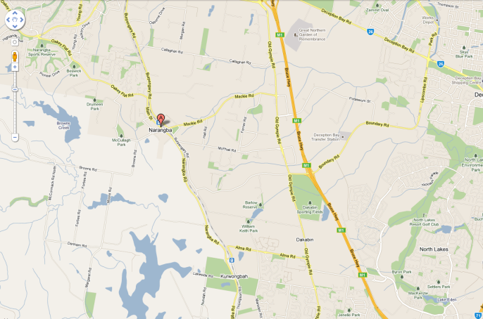 Map of Narangba, Queensland