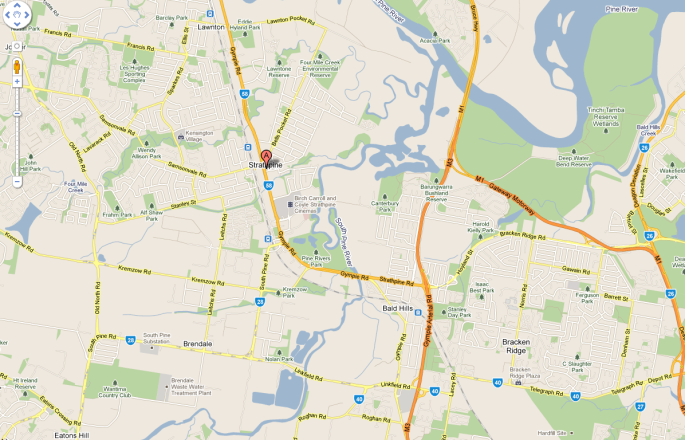 Map of Strathpine, Queensland